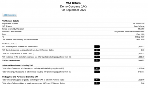 Image of VAT return form | Paul Beare Ltd